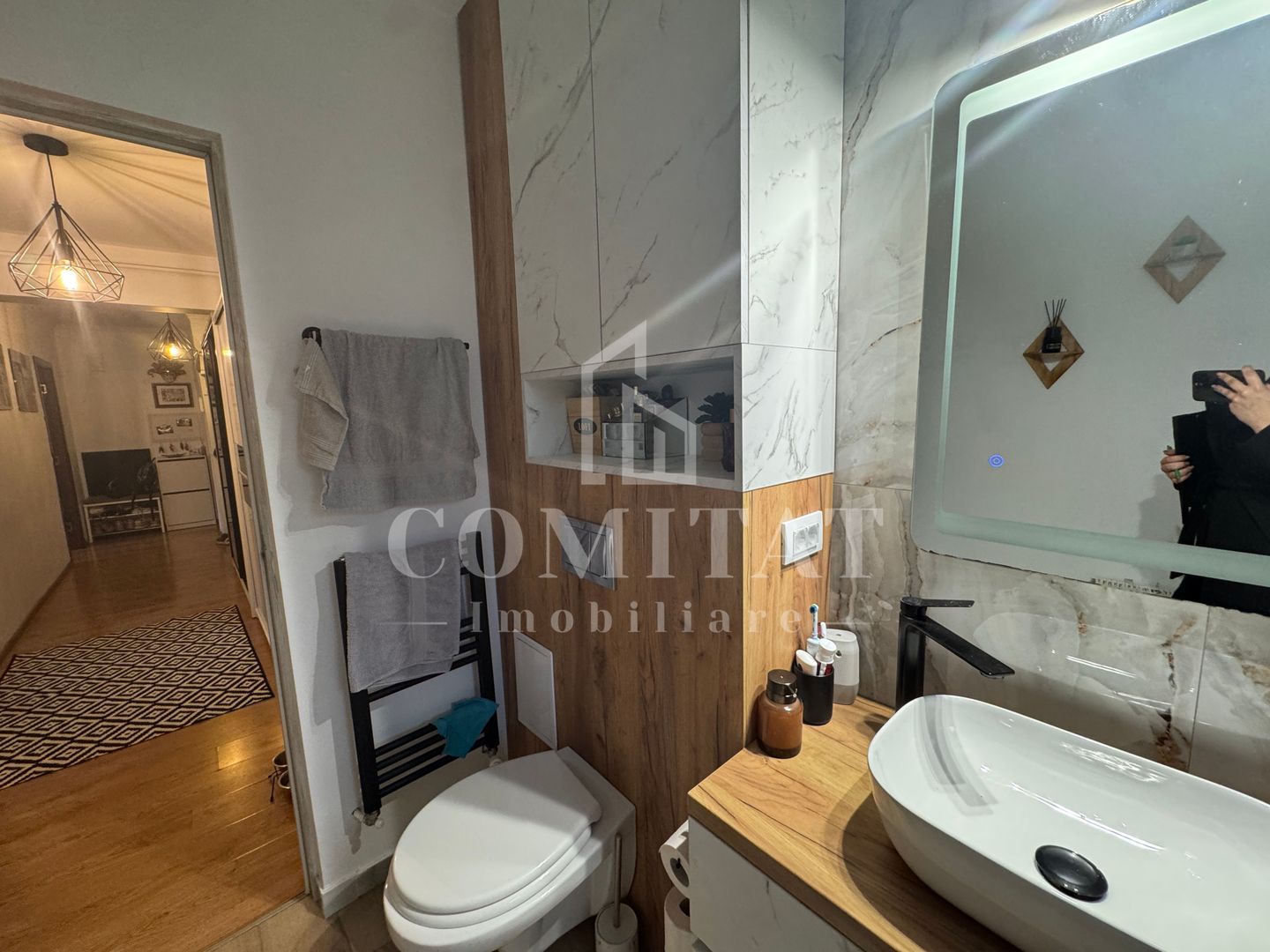 Apartament cochet cu 2 camere | Florești - Zona Eroilor - Poză 9
