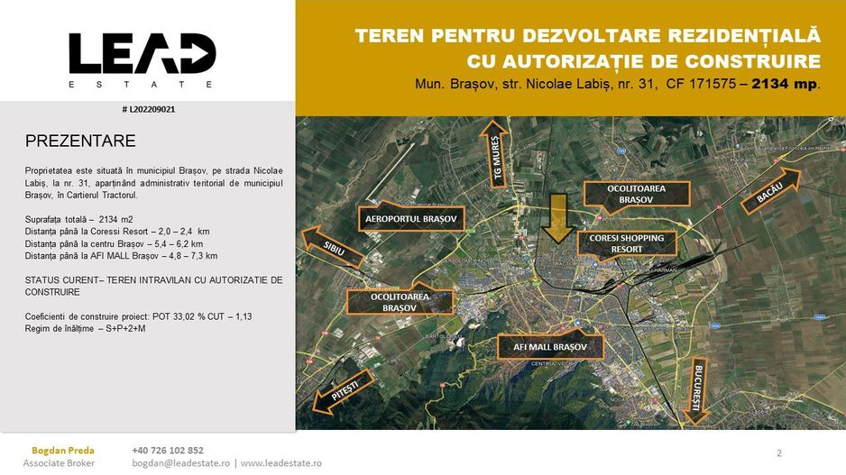 OPORTUNITATE INVESTITIE LOCUINTE COLECTIVE CU AUTORIZATIE DE CONSTRUIRE - Poză 2