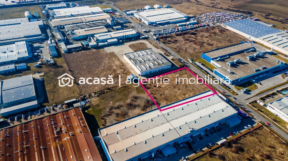 Vânzare Teren Construibil Arad Zona Industrială Vest 8.500 MP - Poză 3