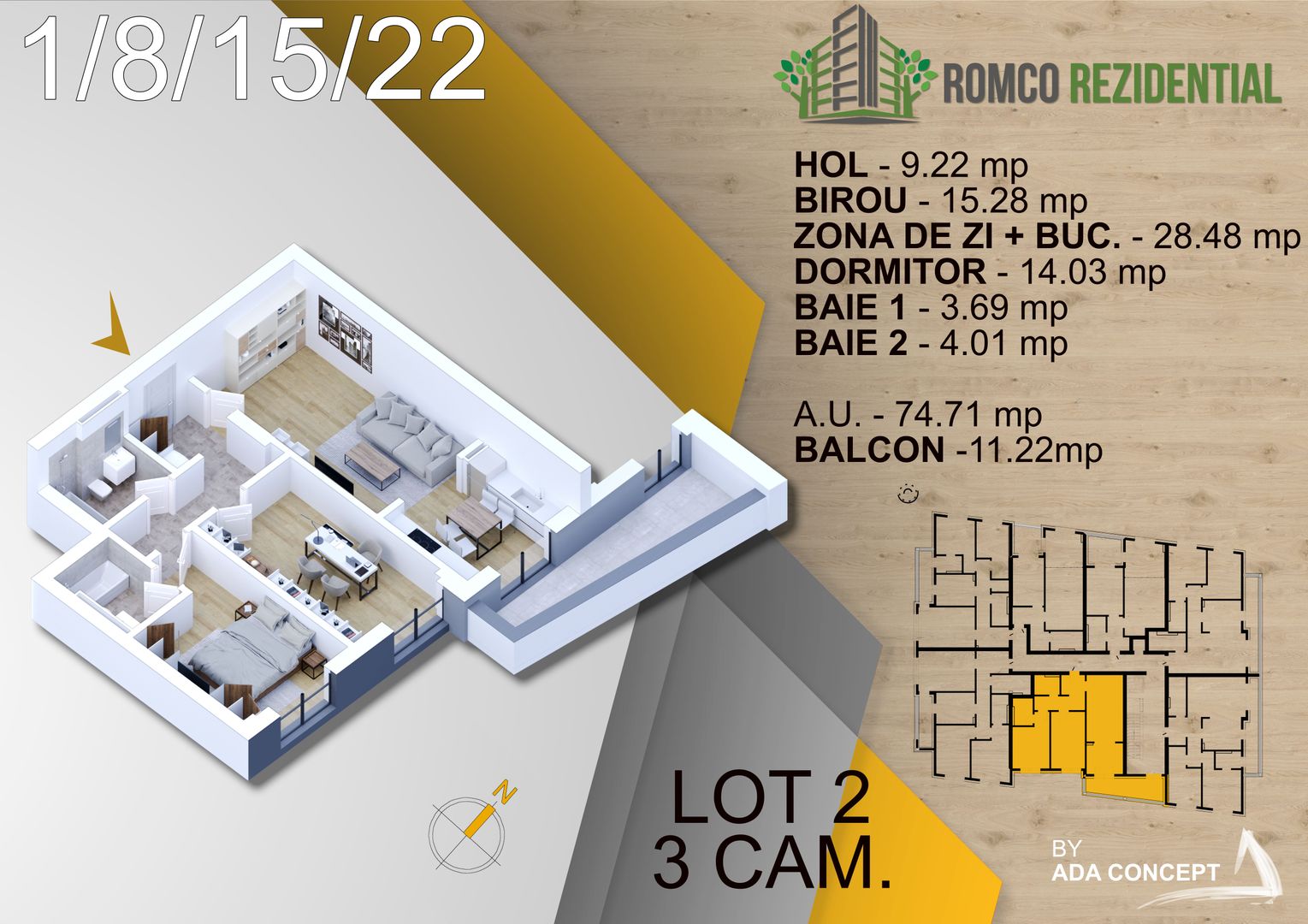 3 camere- panouri solare- tehnologie  NovingAIR - Schiță 4