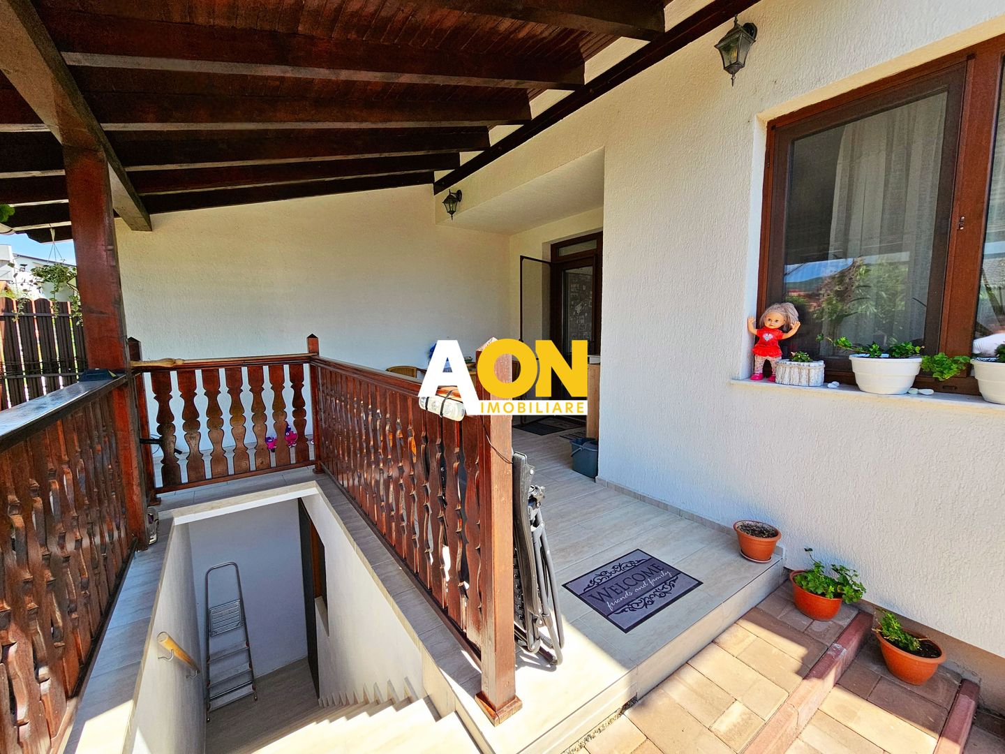 1/2 Duplex mobilat, utilat, 4 camere, pivnita, 200 mp teren - Poză 15