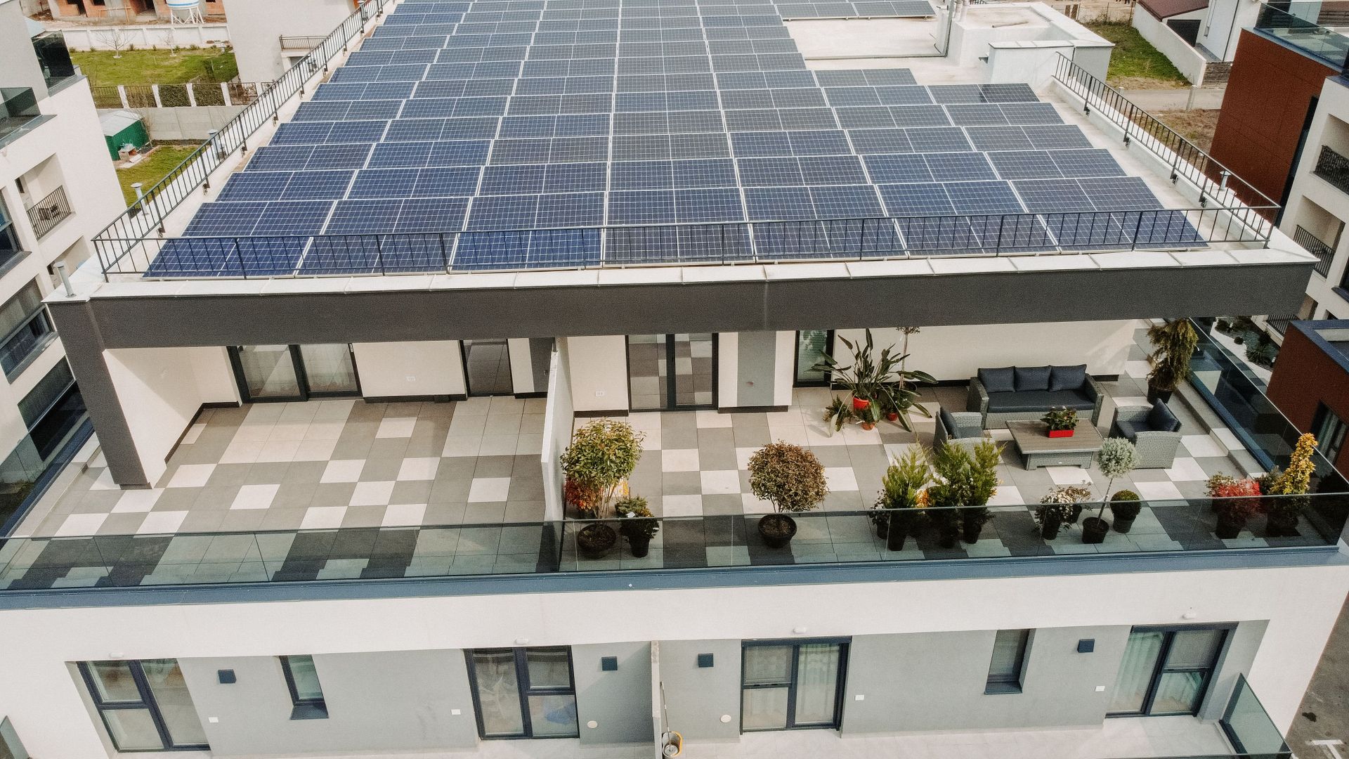 2 camere  panouri solare pompa caldura - Poză 1