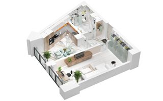 Vânzare, apartament premium cu o cameră, priveliște deosebită - Poză 5