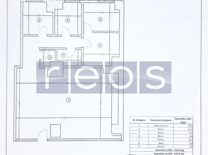 INCHIRIERE SPATIU COMERCIAL VICTORIEI TITULESCU 117MP VITRINA 10MP - Poză 8