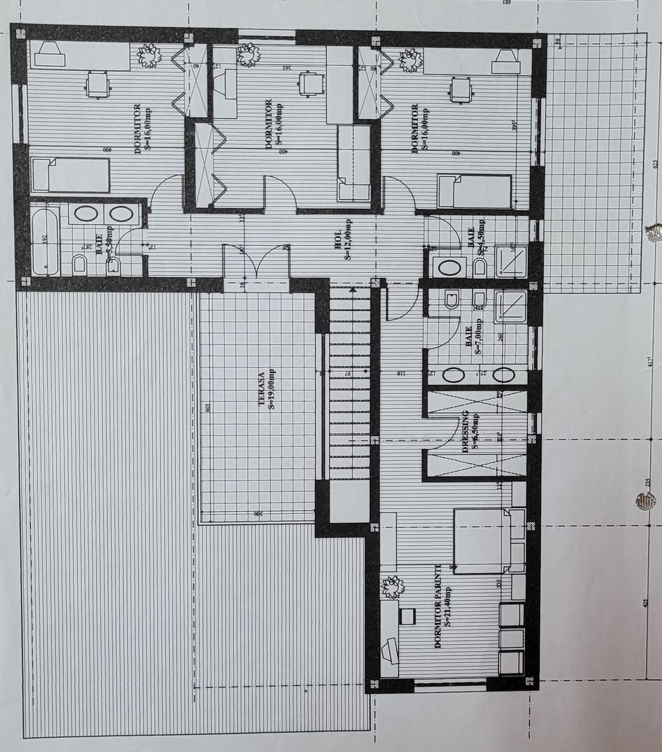 🏡 Casă individuală în Ronat – 6 camere, garaj dublu, finisată modern✨ - Schiță 21