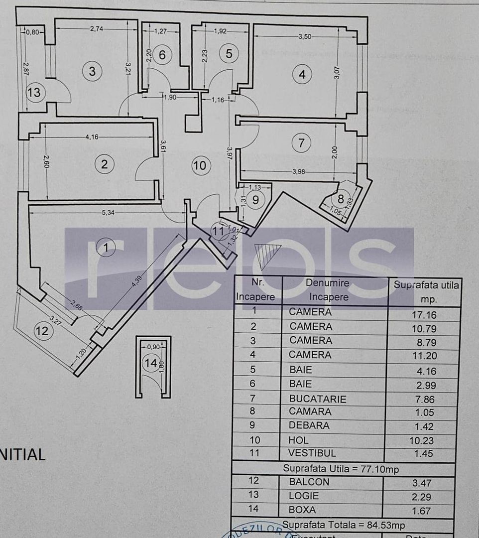 OCAZIE APARTAMENT DEOSEBIT 4 CAMERE ZONA TURDA- BLD ION MIHALACHE - Poză 15