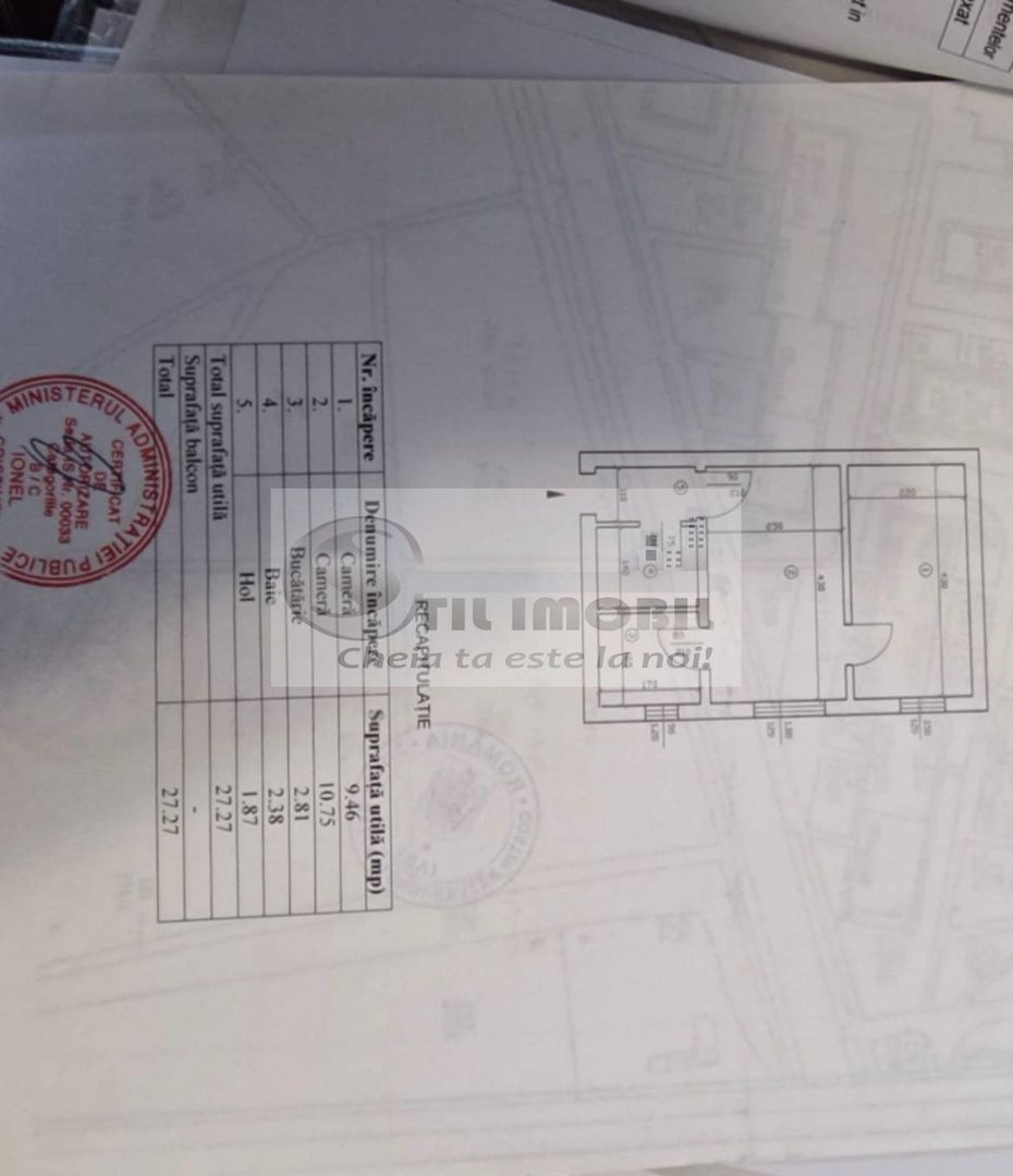 Apartament 2 camere nedecomandat, Tatarasi,complex-Ciurchi, 51000 euro - Poză 2