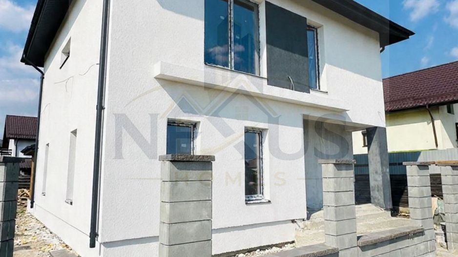 Casă P+1 (finalizare 2026) | 4 cam., 3 băi | 128mp utili | Teren 400mp - Poză 1