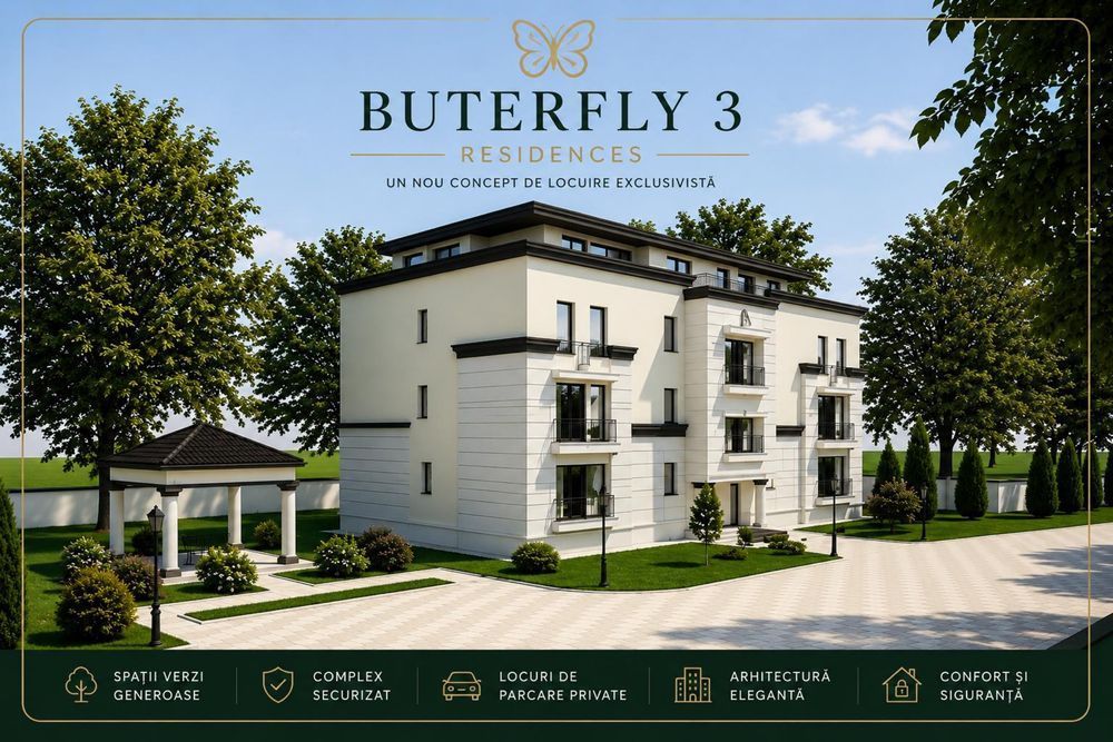 BRASADAS vinde apartament in Butterfly Residence 3. - Poză 1