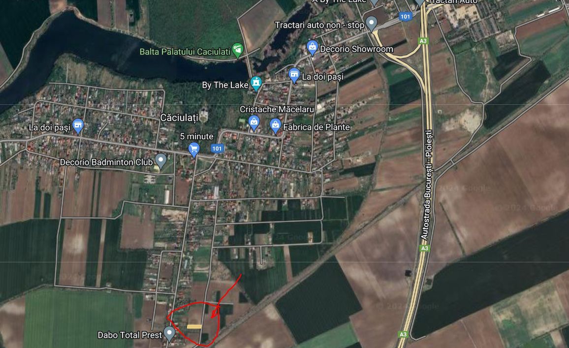 1500 mp Intravilan, Caciulati, acces rapid autostrada A3 - Poză 2