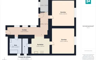 Casă individuală 3 camere,teren de 1500Mp Bătania - Poză 29