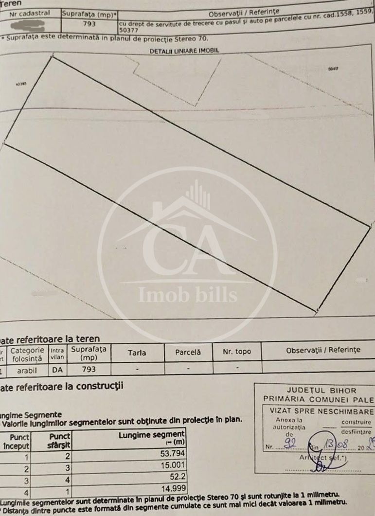 Teren intravilan de vânzare in Paleu, Bihor - Poză 2