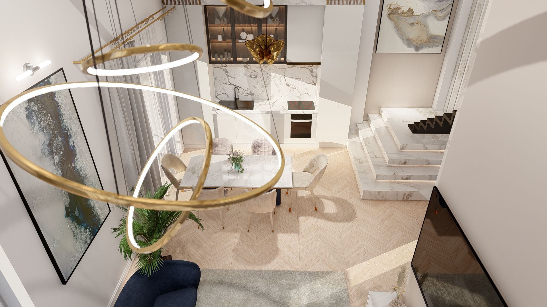 Penthouse exclusivist cu terasă generoasă și vedere spectaculoasă - Poză 2