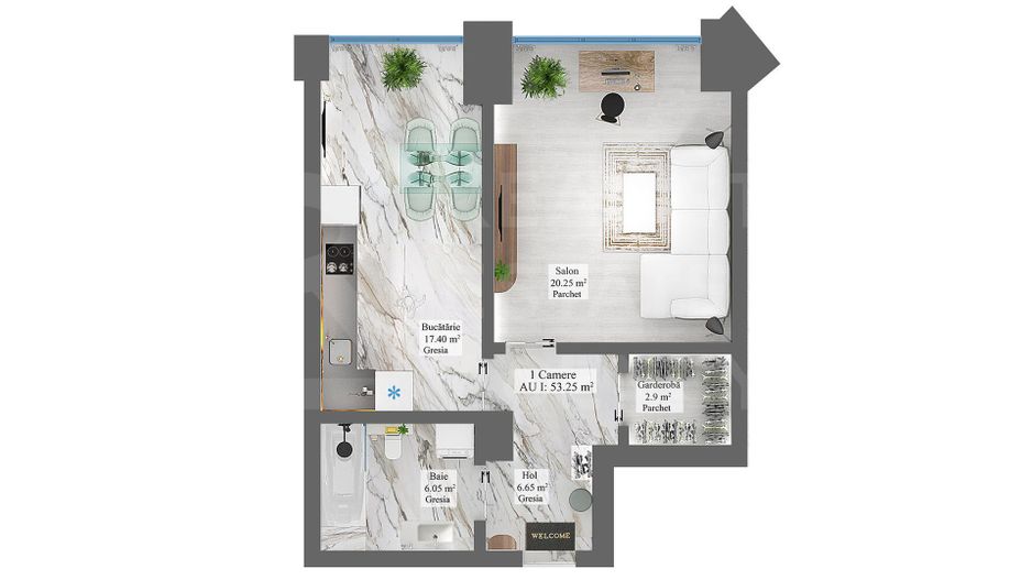 Vânzare, apartament, o cameră, Brașov - Poză 5