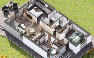 6 Case superbe situate in inima comunei Berceni - Poză 3