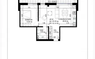 Apartament 2 camere Iancu Nicolae  - Poză 12
