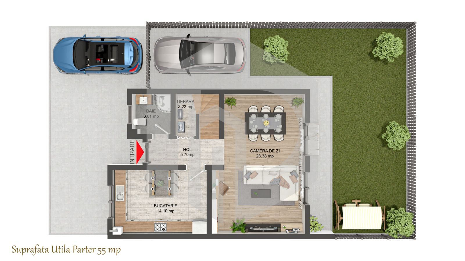 Duplex | 4 Camere + Gradina proprie | 106mpu | Selimbar | 0% Comision - Poză 6