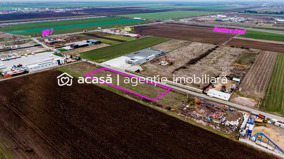 Teren cu acces DN7 și A1, ideal pentru dezvoltări industriale - Poză 2