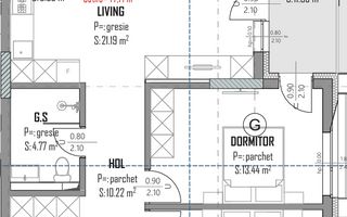 Apartament spatios/Bloc premium/Aurel Vlaicu - Schiță 5