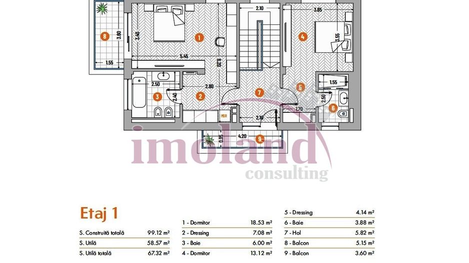 Lacul Snagov - Vila NOUA - 4 camere - vanzare - Schiță 18
