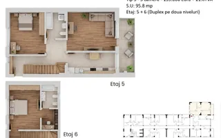 Apartamente 3 camere + Duplex | PLATINUM RESIDENCE Faza 3 - 2026 - Schiță 23
