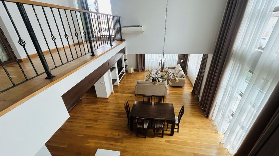 Penthouse de inchiriat, zona buna, terasa mare, mobilat si utilat - Poză 1