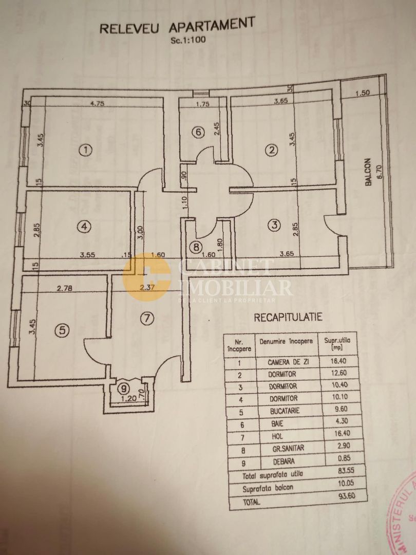 4 camere decomandat - 94 mp - 2 balcoane - Complet renovat - Nicolina 2 - Poză 10
