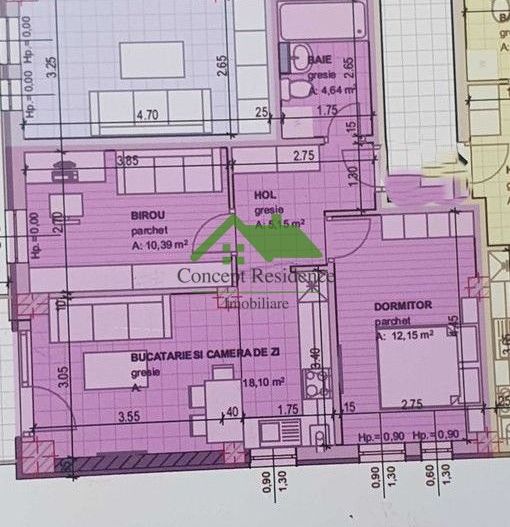 3 camere, bloc nou, parcare subterană – Ștefan cel Mare - Poză 7