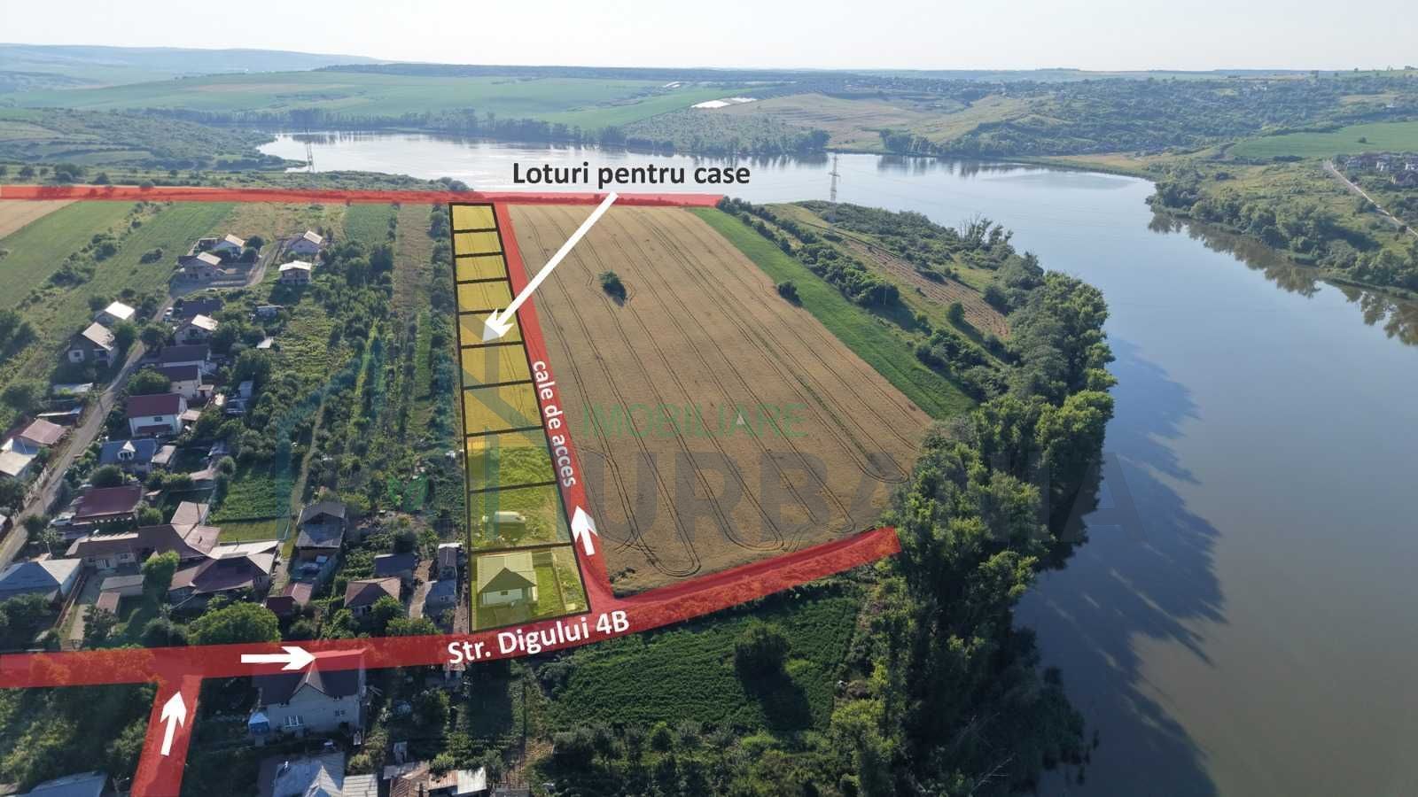 Loturi de casă lângă Lac Dumbrava/CIurbești, aproape de Iași, cu utilități, negociabil - Poză 1