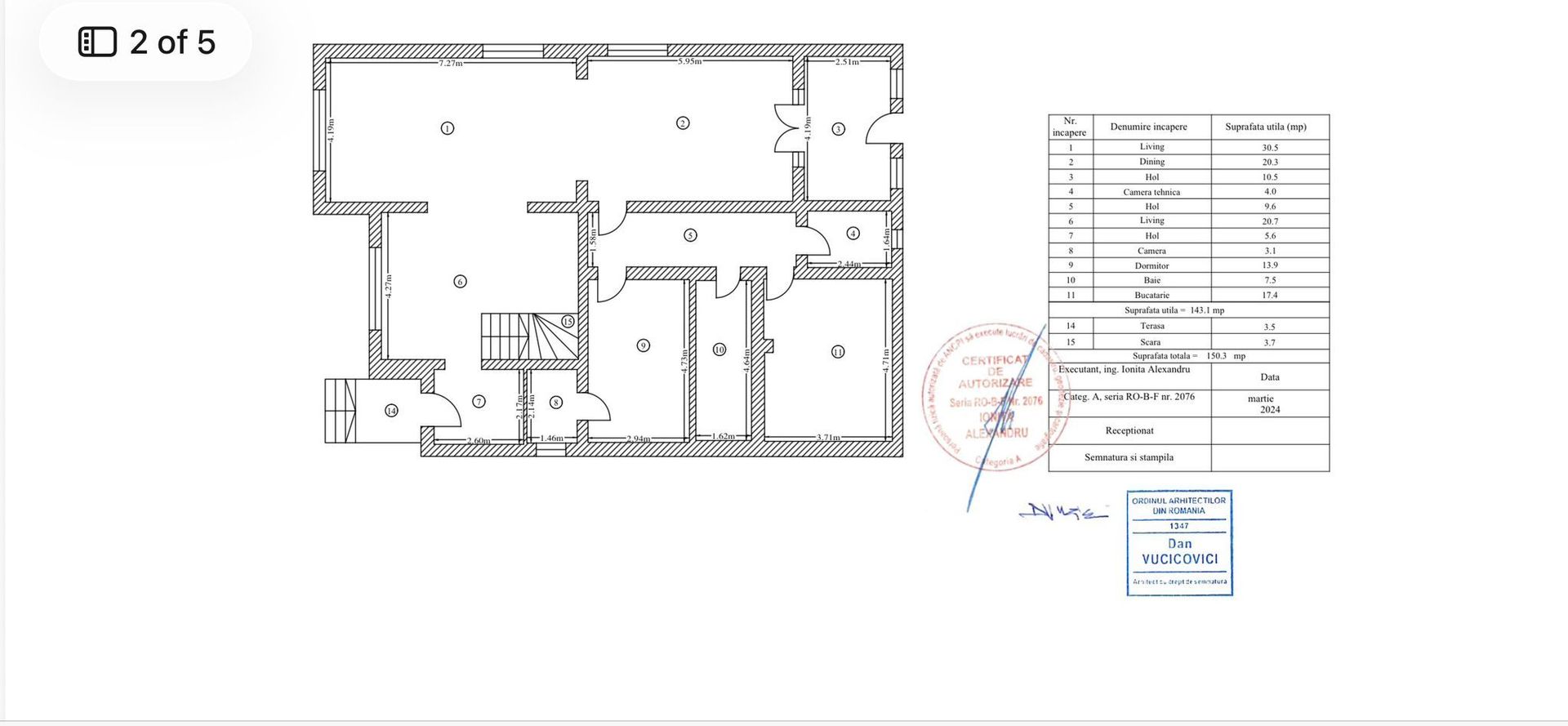 Vilă Erou Iancu Nicolae |  Locație premium stradală - Schiță 16