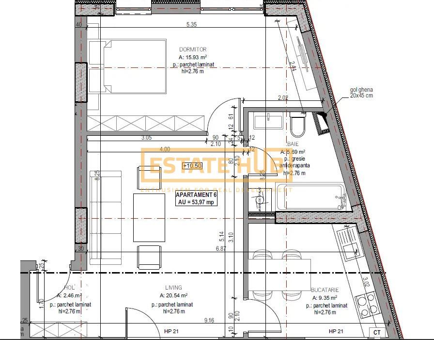 Apartament 2 camere FINISAT | zona The Office - Poză 8