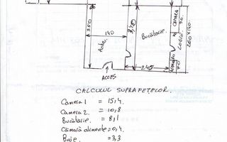 Apartament luminos cu 2 camere decomandate in cartierul Grigorescu! - Schiță 7