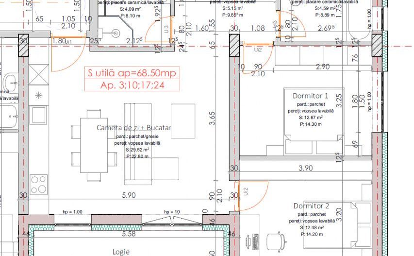 De vânzare apartament 2 camere Smarald City Satu Mare - Poză 8