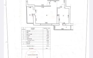 2 camere | Unirii – Str. Anton Pann | parcare subterană | etaj 1 - Schiță 17