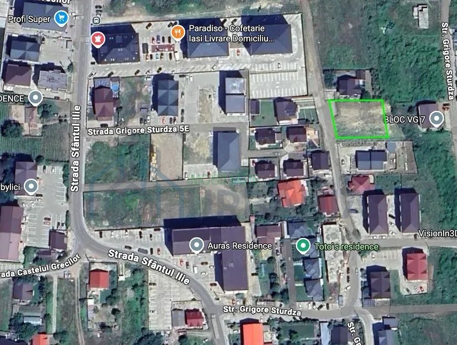 Teren intravilan 722 mp   Iași, Vișan centru - Poză 1