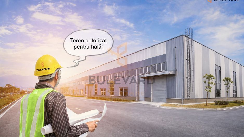 Teren industrial autorizat pentru hala - Poză 1