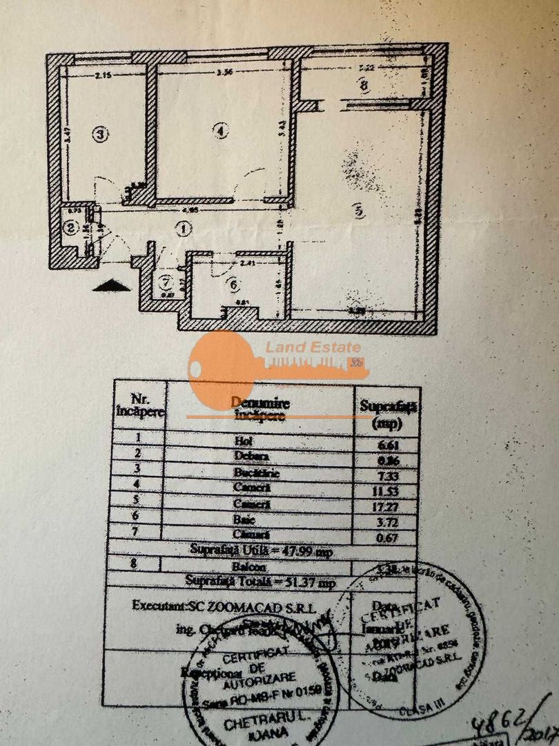Apartament 2 camere decomandat | Zona Păcii | 500 m metrou | Bloc izolat - Poză 7