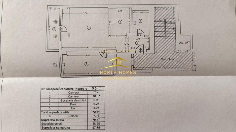 Apartament de vanzare -2 camere -Pipera - Diamond Residence-PARCARE - Poză 23