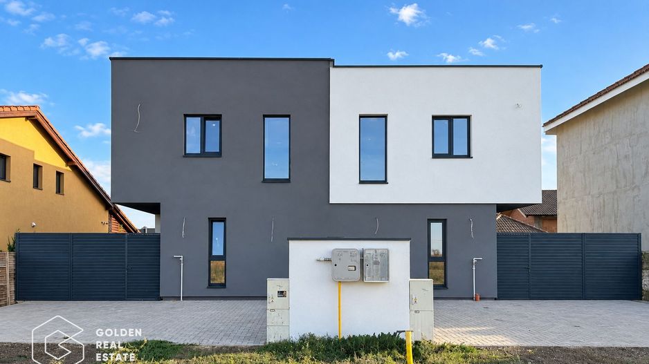 Duplex în Săcălaz, Unitate complet finisată, 108,9 mp utili - Poză 1