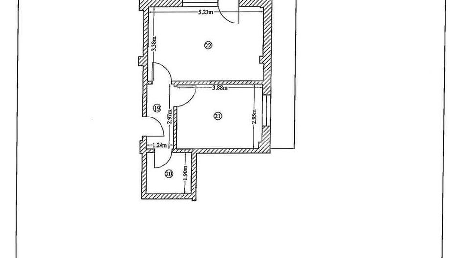 Apartament 2 camere Bragadiru Alunului, mobilat, balcon 15mp, parcare - Schiță 18