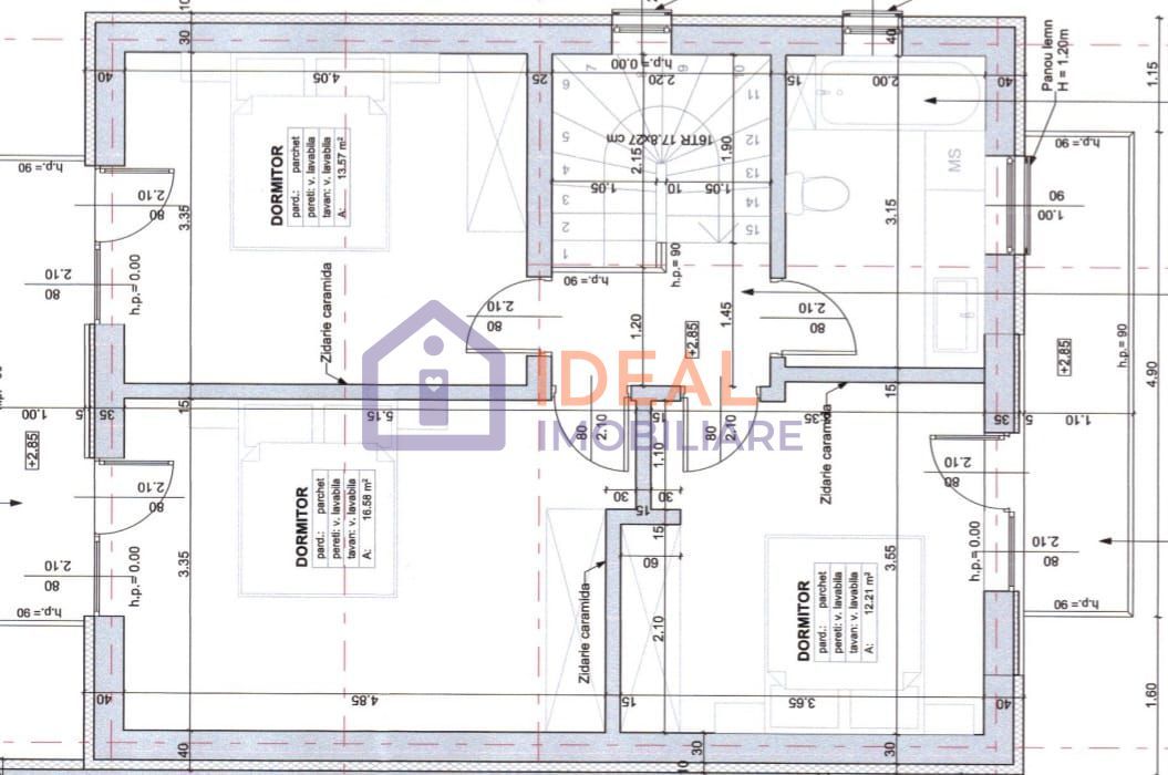 Casa Insiruita cu 4 camere, in Cartierul Arhitectilor - Schiță 5