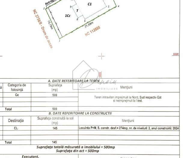 Vila noua SU 200mp la padure Snagov Ciofliceni - Poză 2