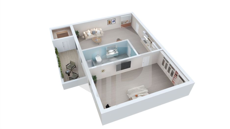 Apartament | 2 Camere | 39mpu | Parter, Etaj 3 | La cheie | Parcare - Poză 2