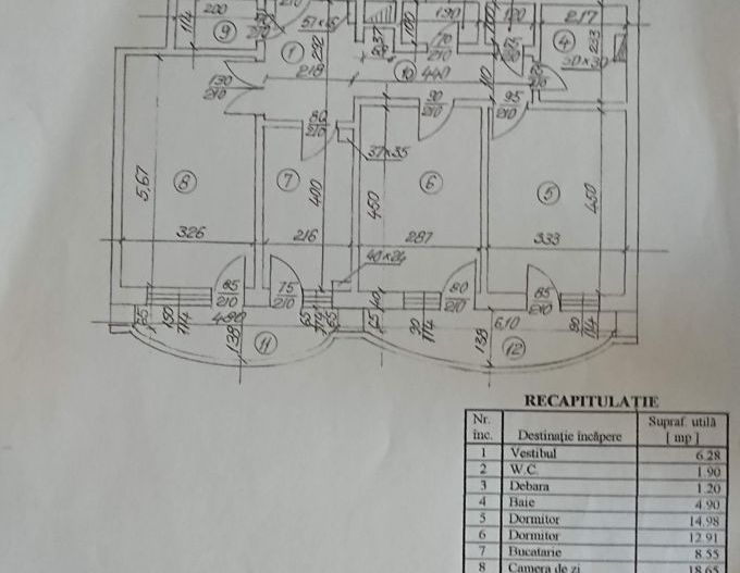 BRASADAS vinde ap 3 cam Unirii - Radu Voda - Poză 19