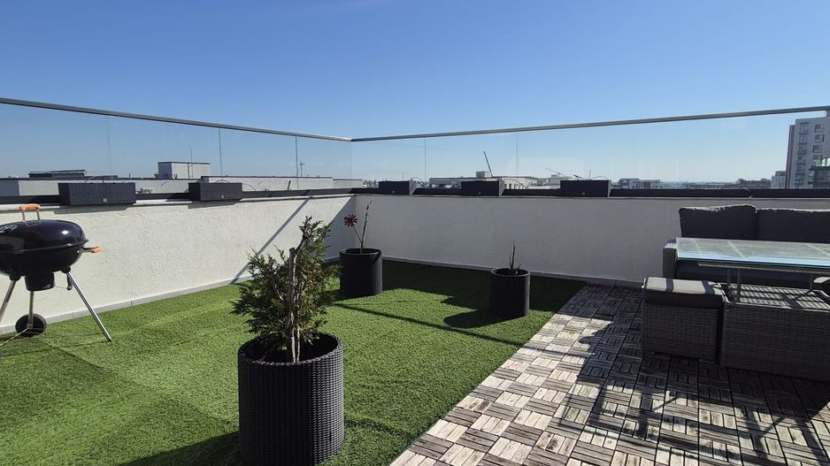PENTHOUSE CU TERASĂ DE 36 MP | 3 CAMERE | MOBILAT ȘI UTILAT - Poză 4