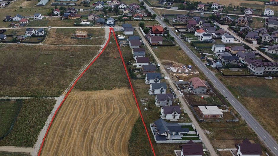 Teren intravilan 8791 m2 Sanpetru-Bod,CF curti-constructii,COMISION 0% - Poză 1
