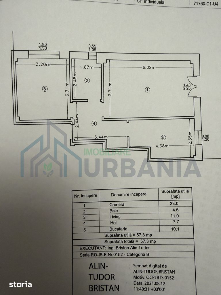 Apartament 2 camere, 58 mp + terasă 21 mp și grădină 40 mp, Rediu zona Lac, vânzare - Poză 3