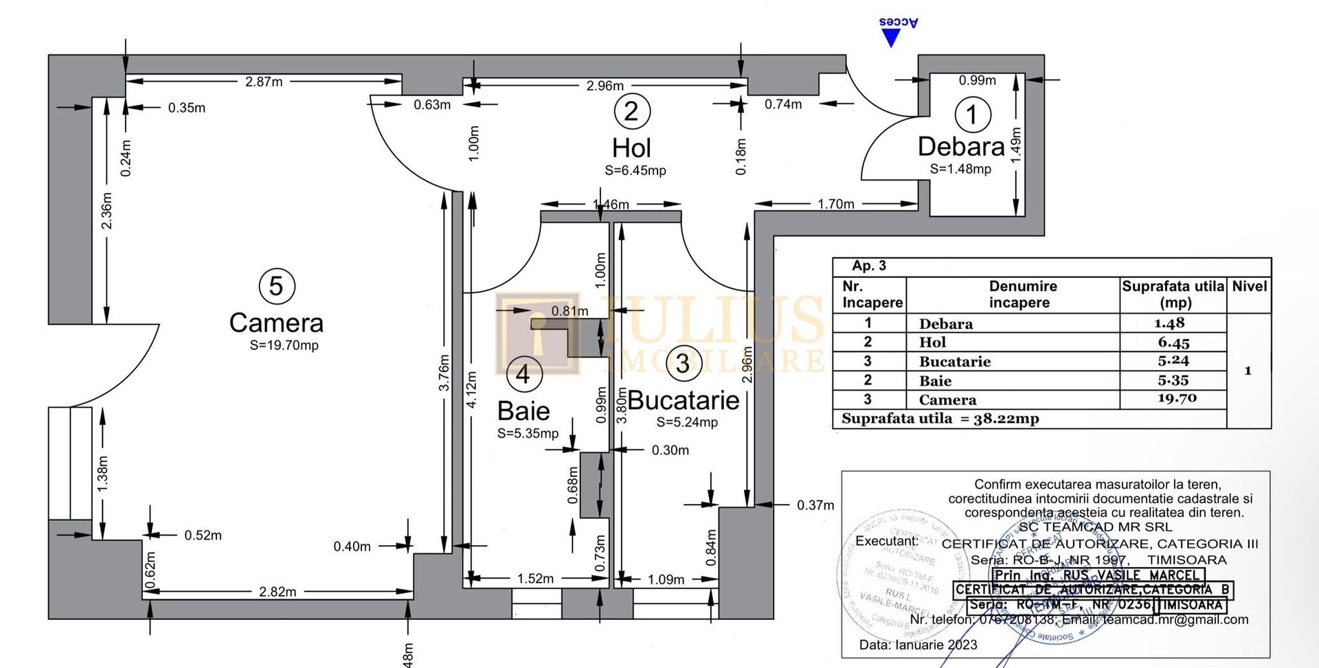 1 camera| apartament frumos| vis a vis de Uranus Plaza| etaj 1 - Poză 10