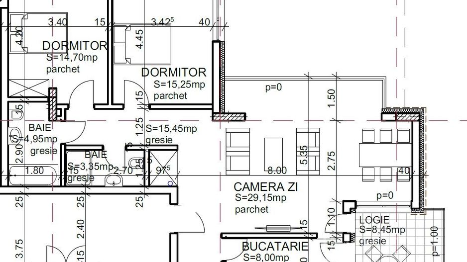 Apartamente cu 3 Camere in Andrei Muresanu – Calitate Premium - Schiță 12