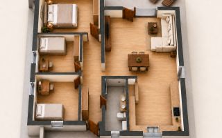 Casă modernă La Sarkis Village | Varianta sură | 153 mp | 6 ari | 187.000 € - Poză 13